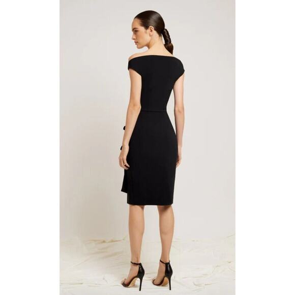 CHIARA BONI La Petite Robe MELANIA OFF THE SHOULDER CUT OUT DRESS Black … - Picture 7 of 16